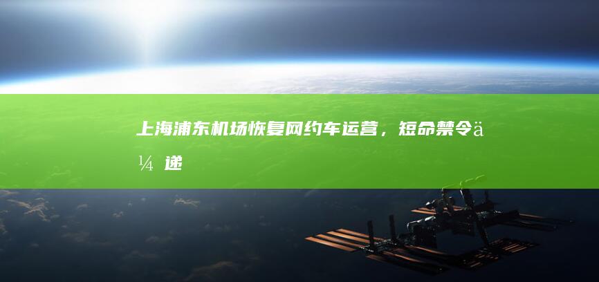 上海浦东机场恢复网约车运营，“短命”禁令传递出什么信息？